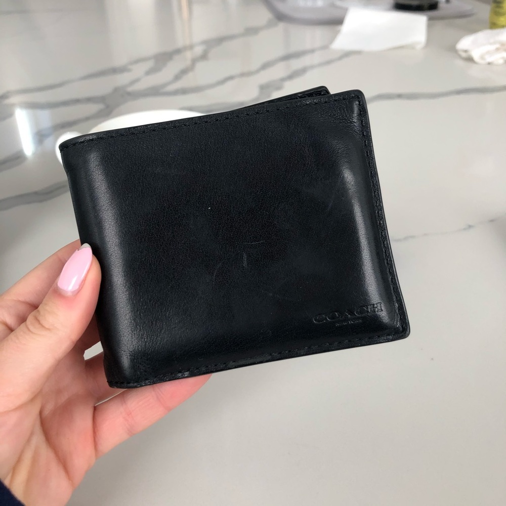 Navy Coach Wallet